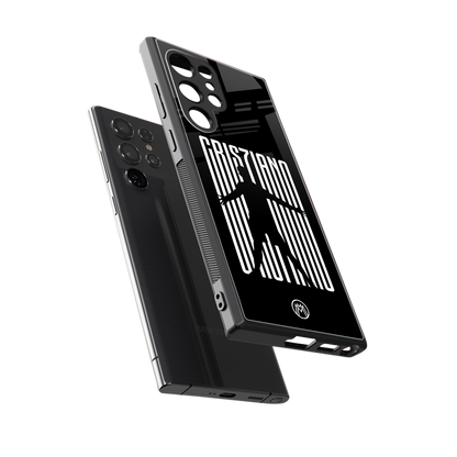 cristiano back phone cover | glass case for samsung galaxy s23 ultra