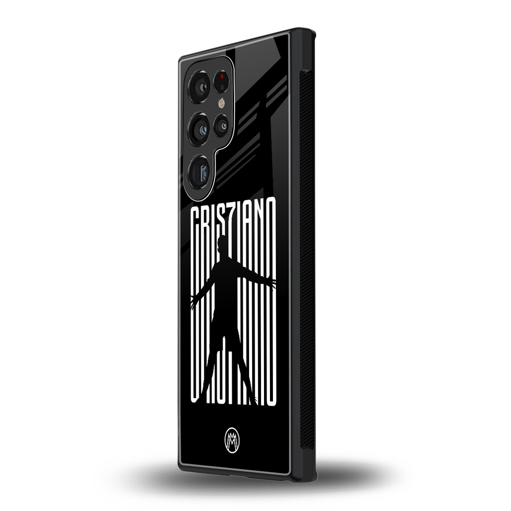 cristiano back phone cover | glass case for samsung galaxy s24 ultra