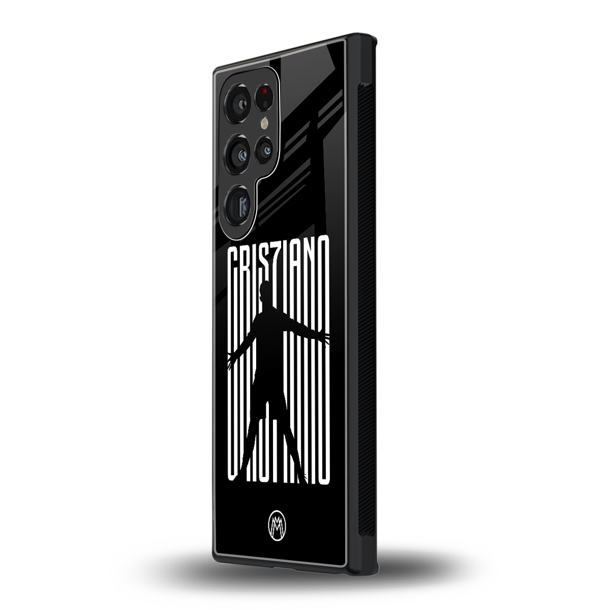 cristiano back phone cover | glass case for samsung galaxy s24 ultra
