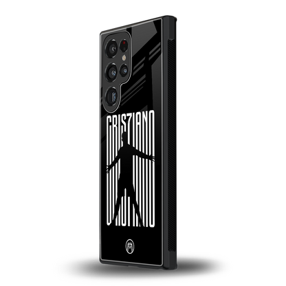 cristiano back phone cover | glass case for samsung galaxy s23 ultra