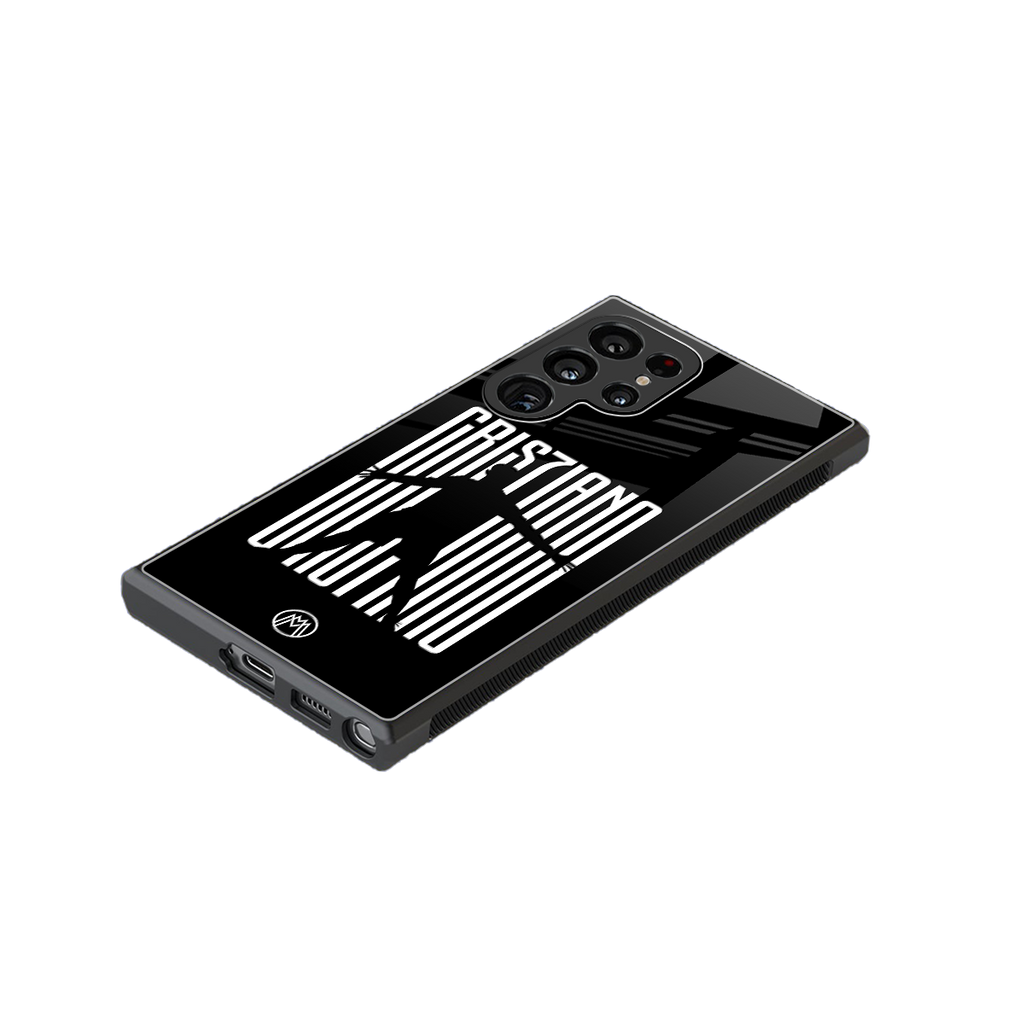 cristiano back phone cover | glass case for samsung galaxy s24 ultra
