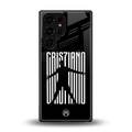 cristiano back phone cover | glass case for samsung galaxy s25 ultra