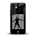 cristiano back phone cover | glass case for samsung galaxy s24 fe