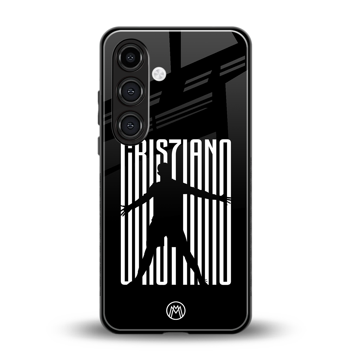 cristiano back phone cover | glass case for samsung galaxy s24 fe