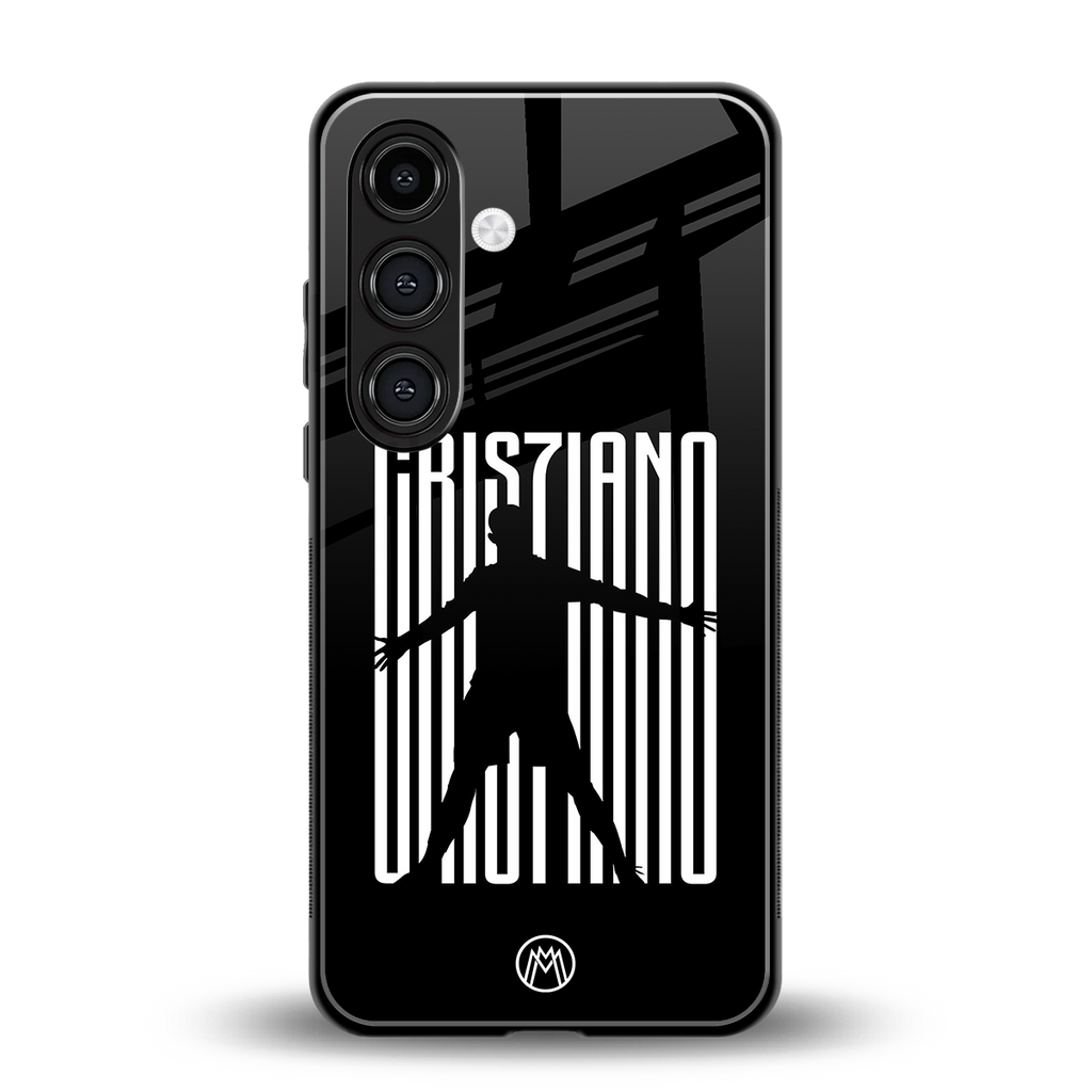 cristiano back phone cover | glass case for samsung galaxy s23 plus