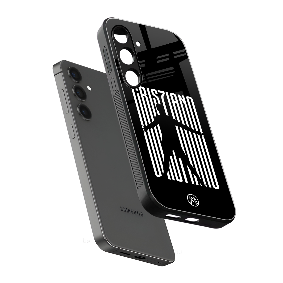 cristiano back phone cover | glass case for samsung galaxy s24 plus