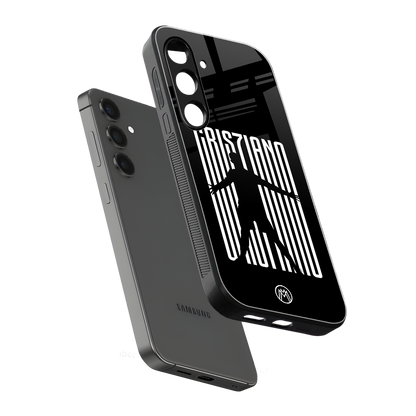 cristiano back phone cover | glass case for samsung galaxy s23 plus