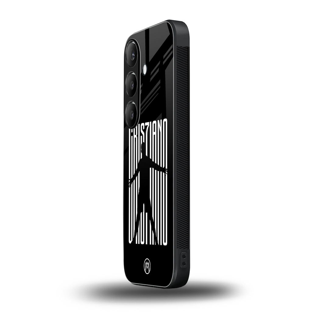 cristiano back phone cover | glass case for samsung galaxy s24