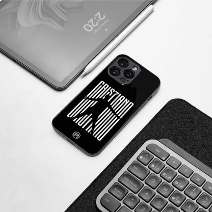 cristiano back phone cover | glass case for iphone 13 pro max