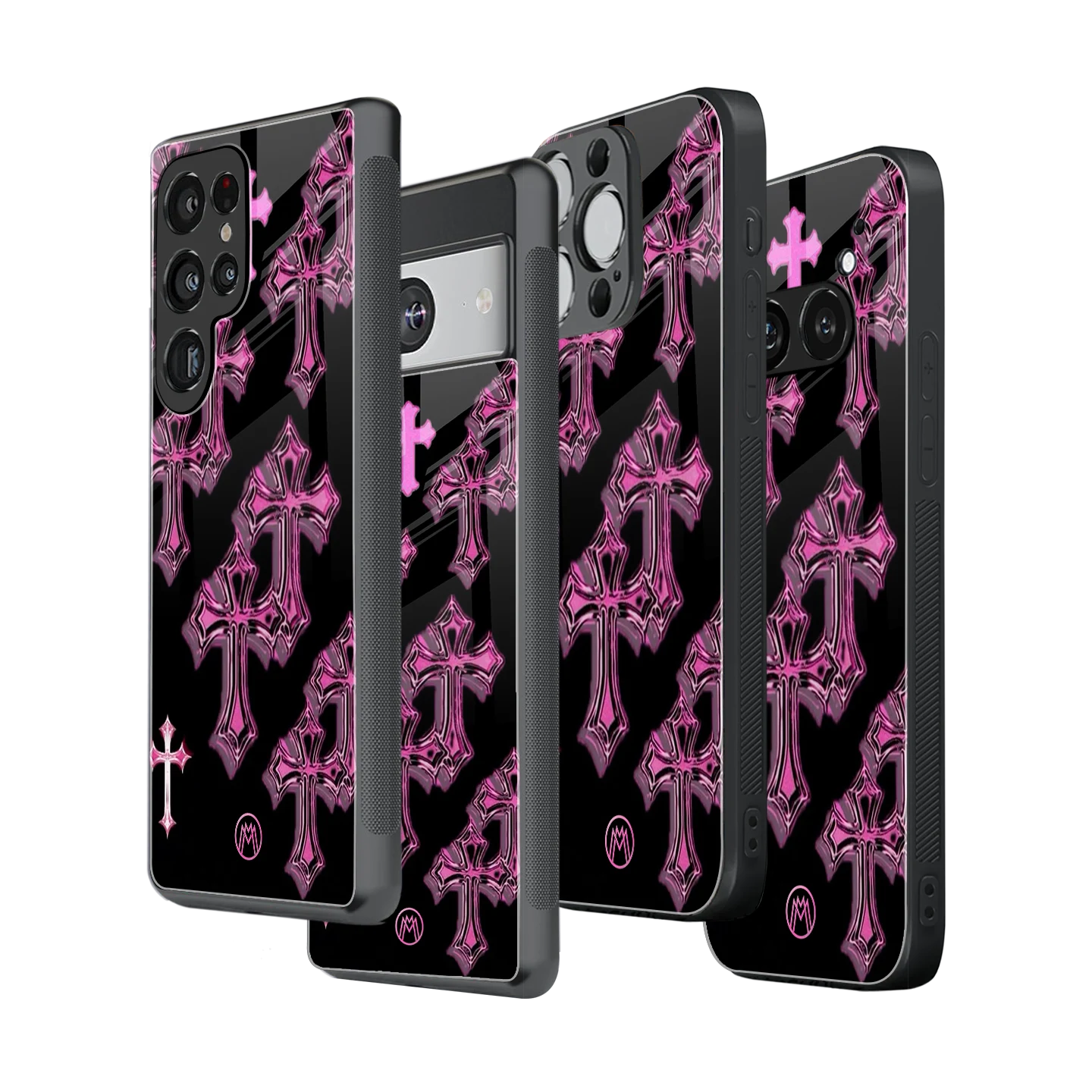 Stylish Glass Back Case for All Smartphones iPhone, Samsung, OnePlus, Pixel, Redmi, Oppo, Vivo, Motorola