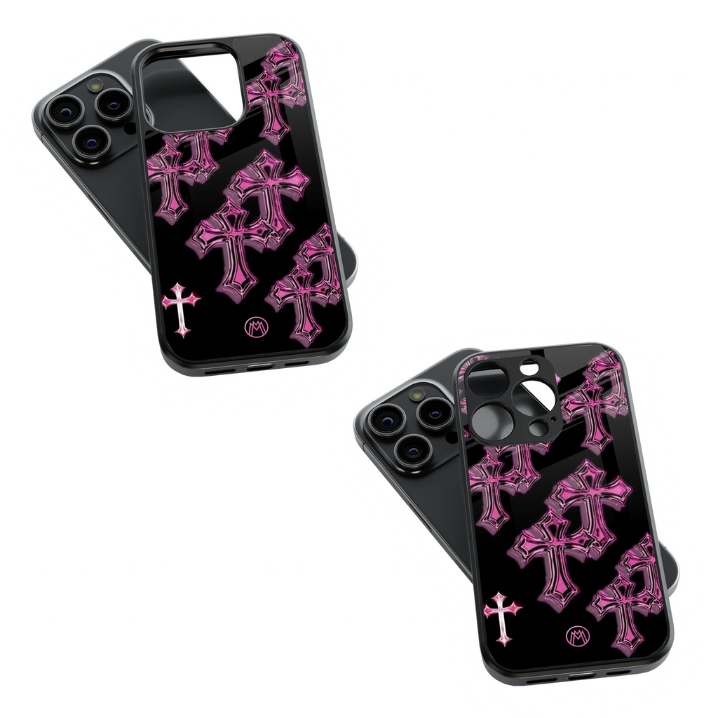 Trendy Glass Back Mobile Case for iPhone, Samsung, Redmi, OnePlus, Google Pixel, Motorola