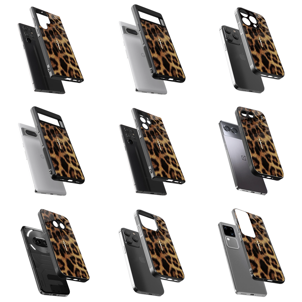Durable Glass Back Mobile Case for iPhone, Samsung, OnePlus, Google Pixel, Redmi, Vivo, Oppo