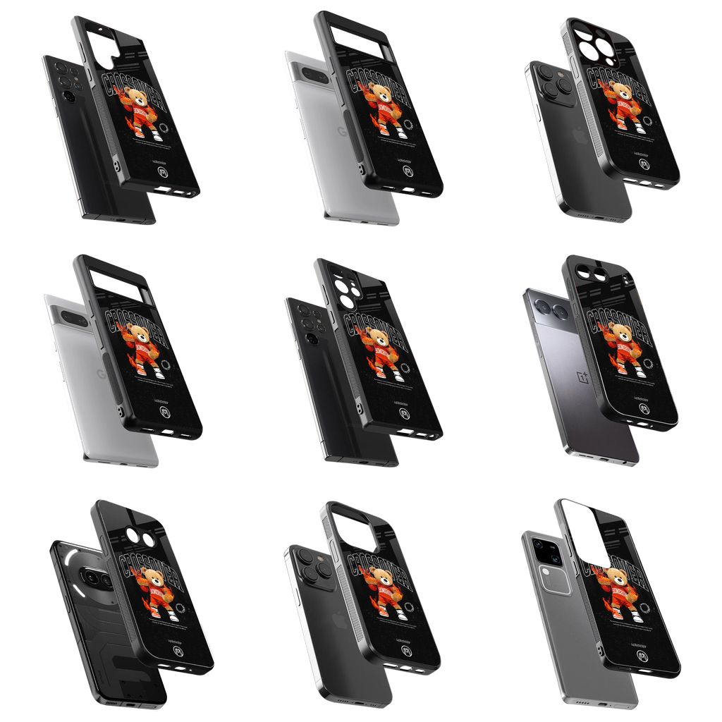 Durable Glass Back Mobile Case for iPhone, Samsung, OnePlus, Google Pixel, Redmi, Vivo, Oppo
