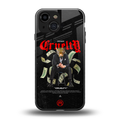 cruelty back phone cover | glass case for iphone 13 mini