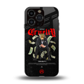 cruelty back phone cover | glass case for iphone 13 pro