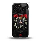 cruelty back phone cover | glass case for iphone 13 pro
