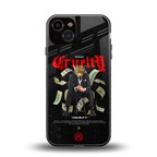 cruelty back phone cover | glass case for iphone 13