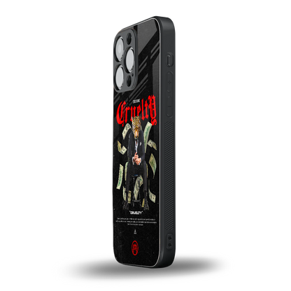 cruelty back phone cover | glass case for iphone 14 pro max