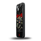 cruelty back phone cover | glass case for iphone 15