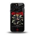 cruelty back phone cover | glass case for iphone 16 pro