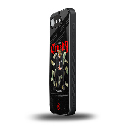 cruelty back phone cover | glass case for iphone 16e