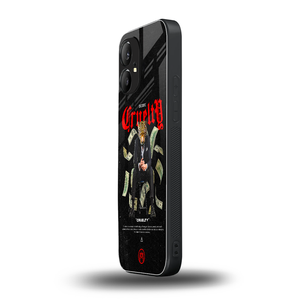 cruelty back phone cover | glass case for nothing phone 1