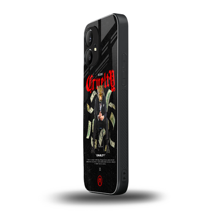 cruelty back phone cover | glass case for nothing phone 1