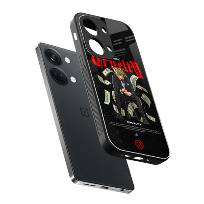 cruelty back phone cover | glass case for oneplus nord 3