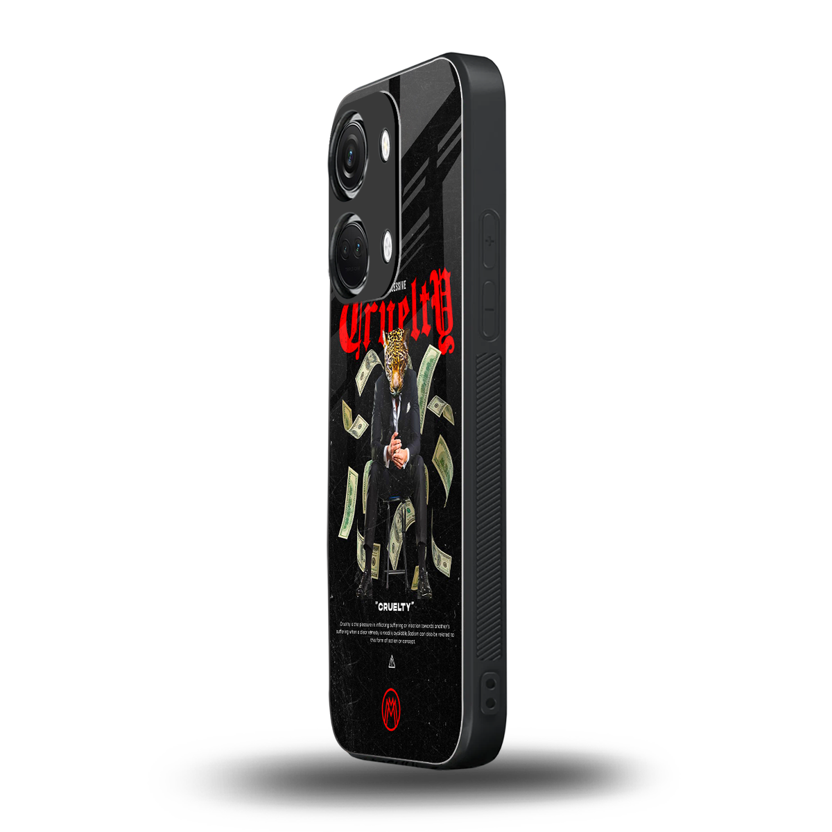 cruelty back phone cover | glass case for oneplus nord 3