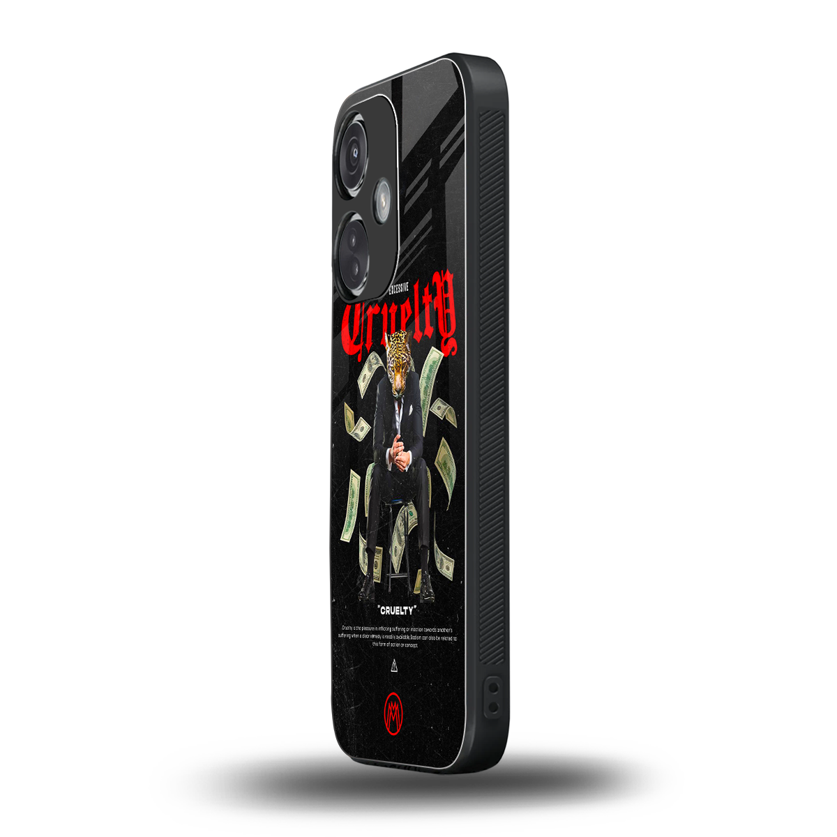cruelty back phone cover | glass case for oneplus nord ce 3