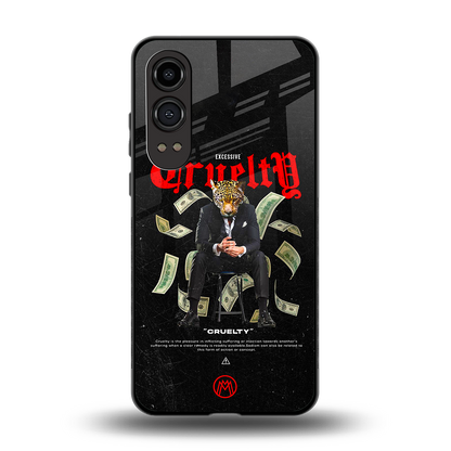 cruelty back phone cover | glass case for oneplus nord ce 4 lite