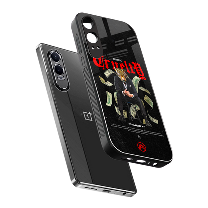 cruelty back phone cover | glass case for oneplus nord ce 4 lite