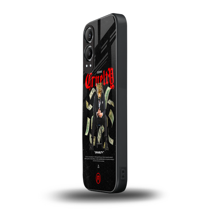 cruelty back phone cover | glass case for oneplus nord ce 4 lite
