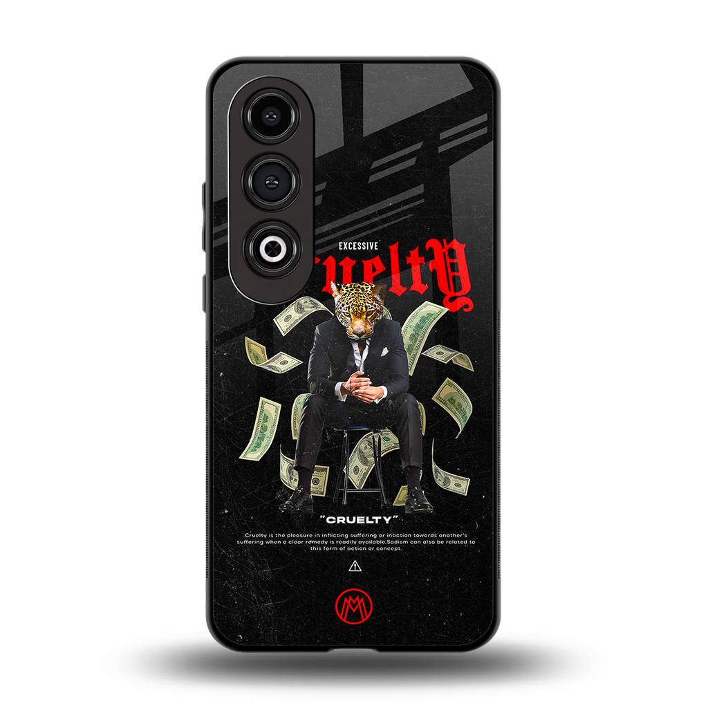 cruelty back phone cover | glass case for oneplus nord ce 4