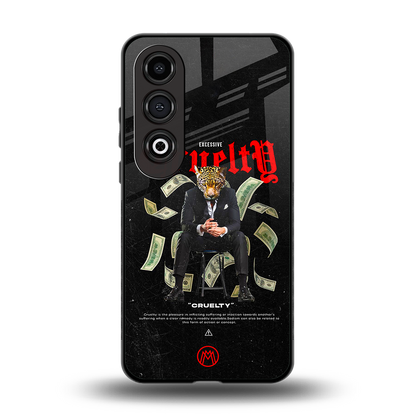 cruelty back phone cover | glass case for oneplus nord ce 4
