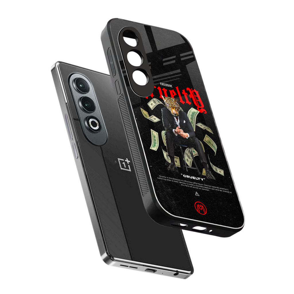 cruelty back phone cover | glass case for oneplus nord ce 4