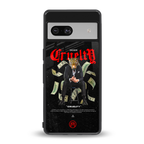 cruelty back phone cover | glass case for Google Pixel 7A