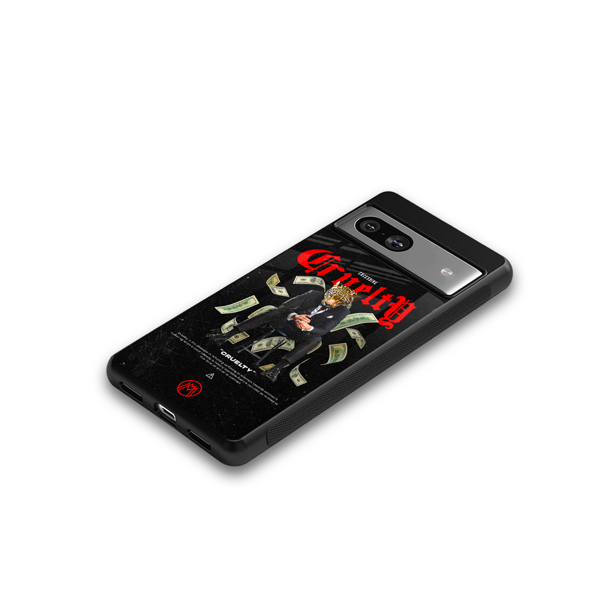 cruelty back phone cover | glass case for Google Pixel 7