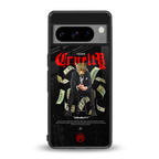 cruelty back phone cover | glass case for google pixel 8 pro