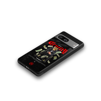 cruelty back phone cover | glass case for Google Pixel 8