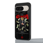 cruelty back phone cover | glass case for google pixel 9