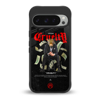 cruelty back phone cover | glass case for google pixel 9 pro
