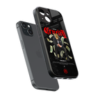 cruelty back phone cover | glass case for iphone 15