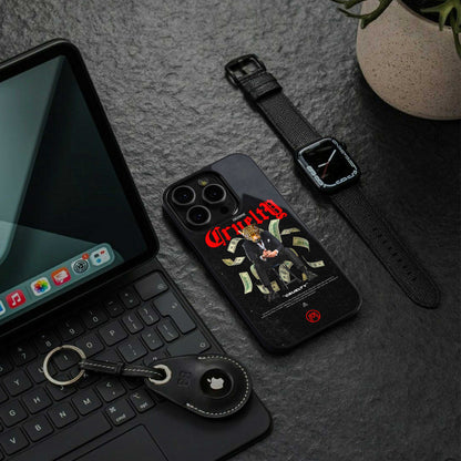 cruelty back phone cover | glass case for samsung galaxy s24 ultra