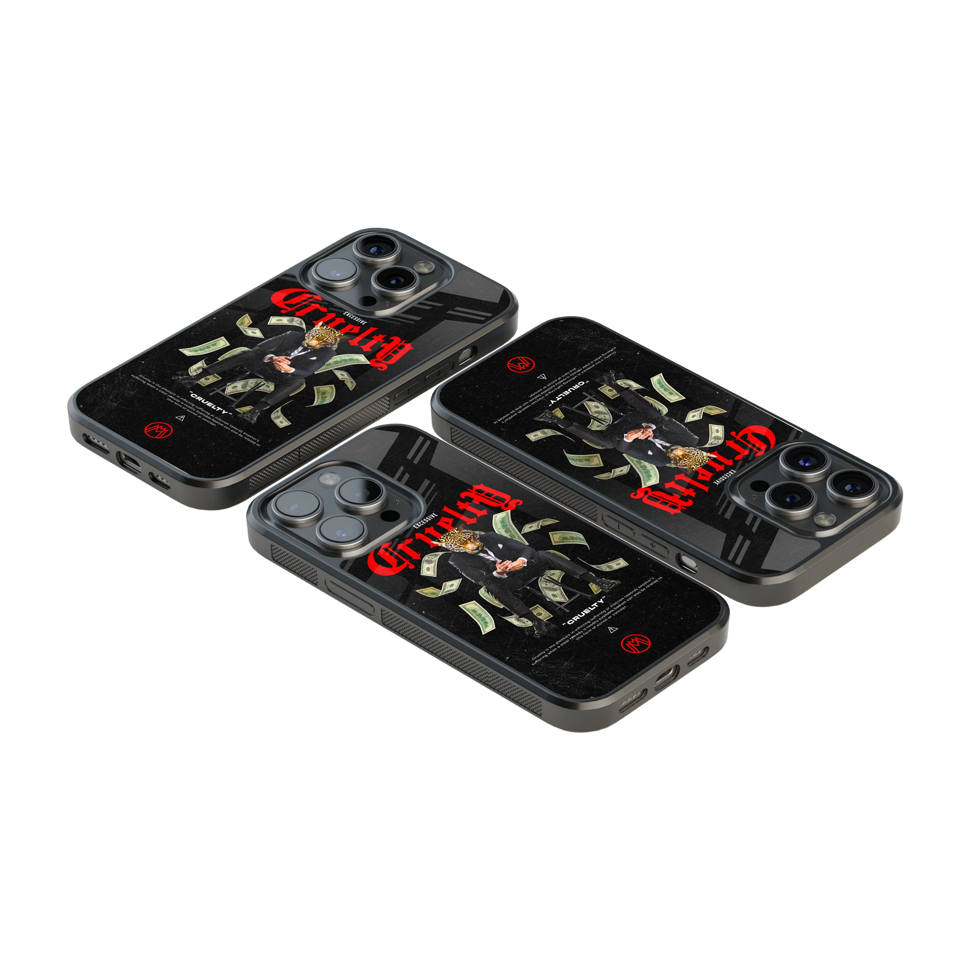 Luxury Glass Back Mobile Cover for iPhone, Samsung Galaxy, OnePlus, Pixel, Redmi & More