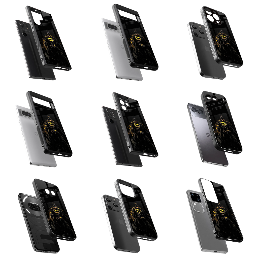 Durable Glass Back Mobile Case for iPhone, Samsung, OnePlus, Google Pixel, Redmi, Vivo, Oppo