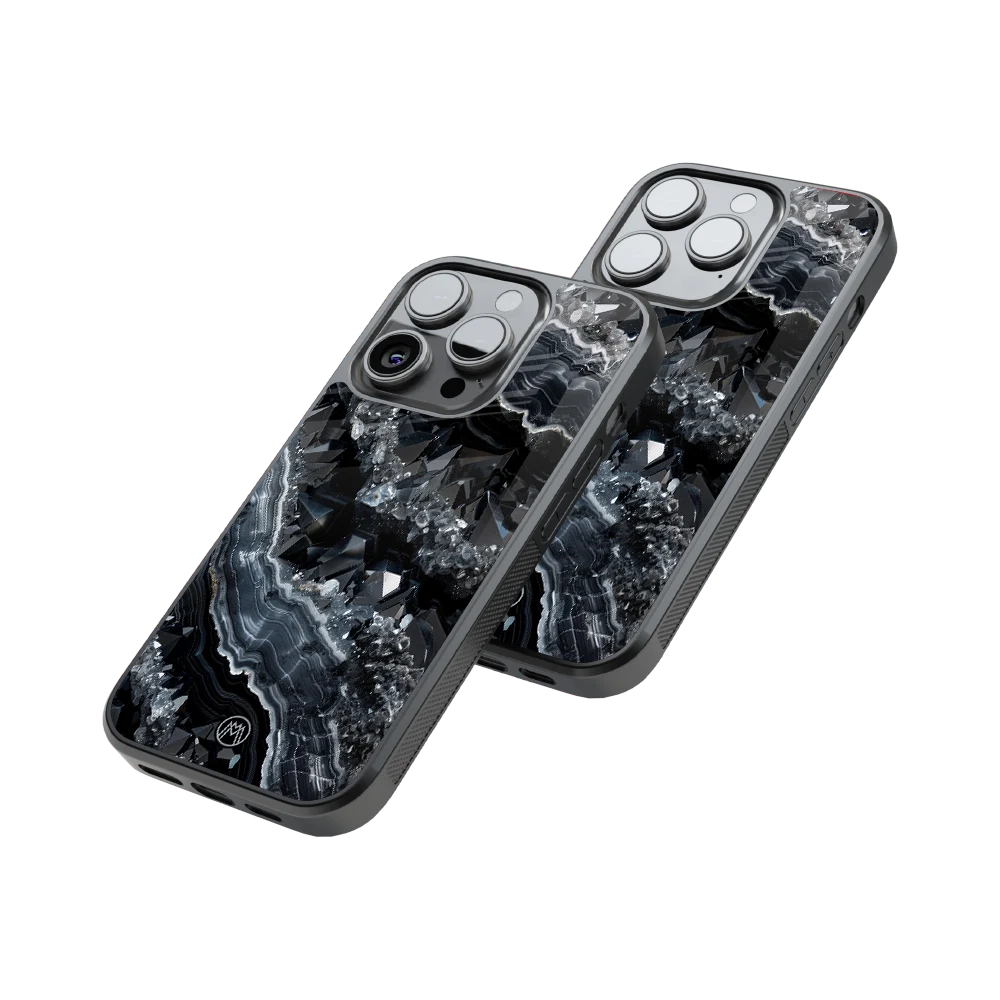 Protective Glass Back Phone Case Compatible with iPhone, Samsung, OnePlus, Pixel & More