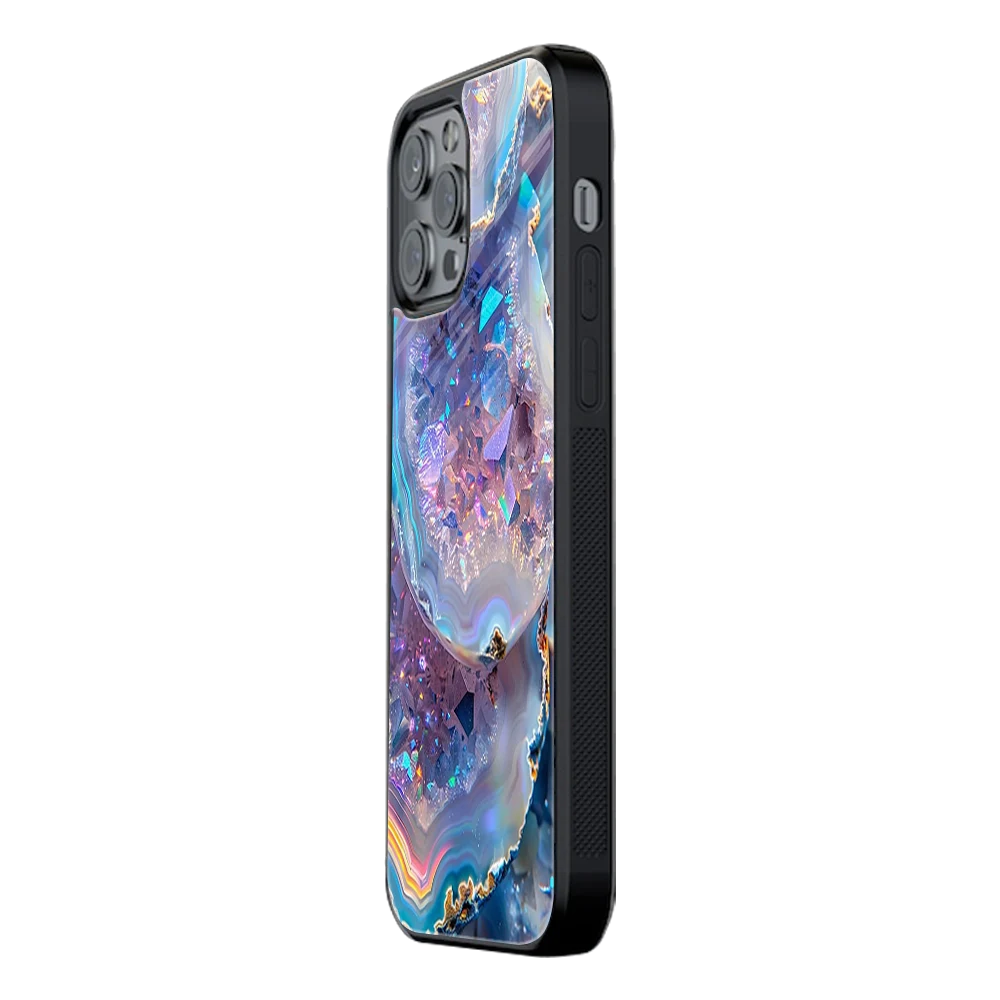 Slim Glass Back Phone Case for Multiple Brands iPhone, Samsung, Redmi, OnePlus, Oppo, Vivo