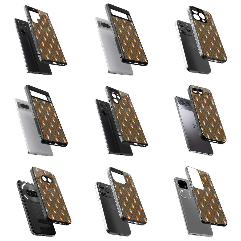 Durable Glass Back Mobile Case for iPhone, Samsung, OnePlus, Google Pixel, Redmi, Vivo, Oppo