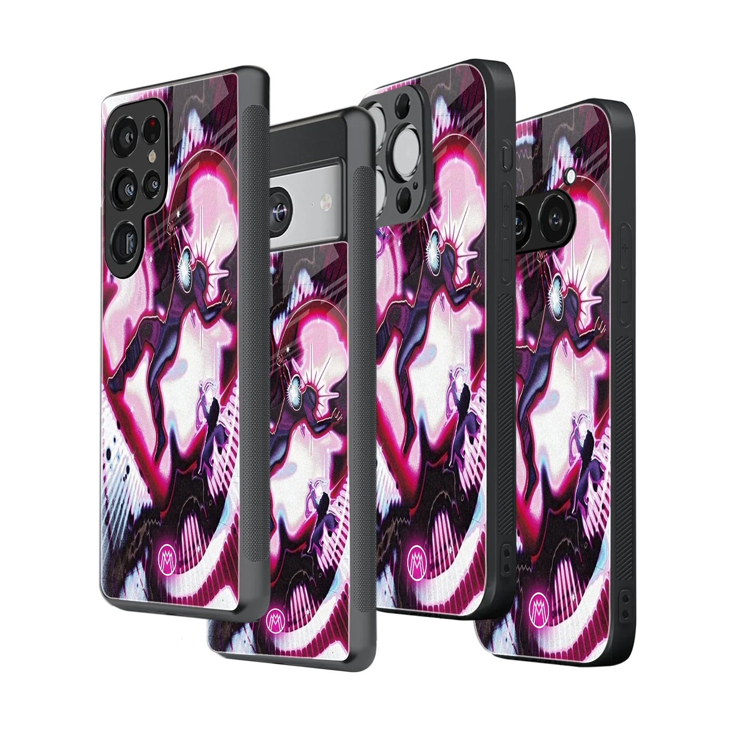 Stylish Glass Back Case for All Smartphones iPhone, Samsung, OnePlus, Pixel, Redmi, Oppo, Vivo, Motorola